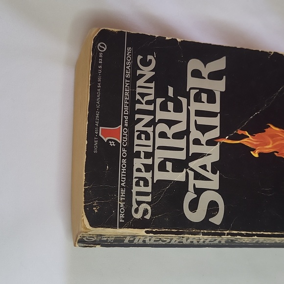 Fire Starter Book Stephen King Used condition paper back - Picture 4 of 11
